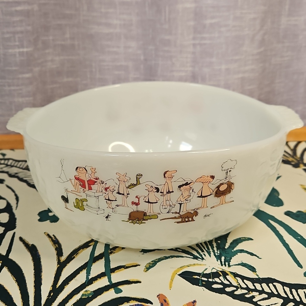Vintage Cartoon Art Bowl